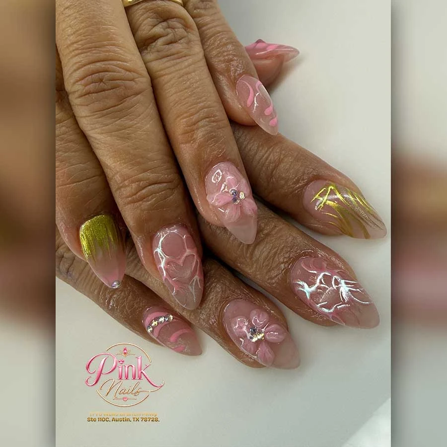 Pink Nails Salon in Wells Branch, Austin, TX 78728 | Nail Art, Gel-X, Waxing